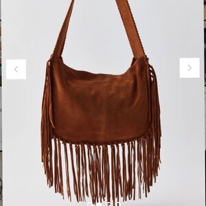Urban Outfitters Silence + Noise Bettina Suede Hobo Bag